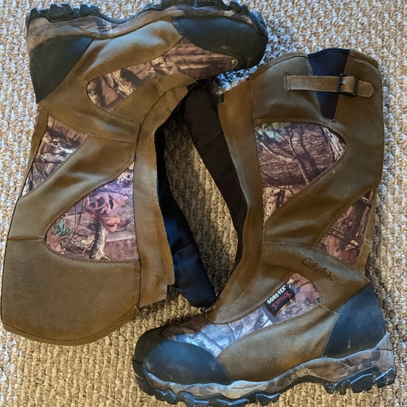 Cabela s Shoes Cabelas Hunting Boots Goretex Scentlok Size 15 Worn 